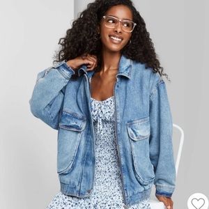 Sherpa Lined Trucker Denim Jacket